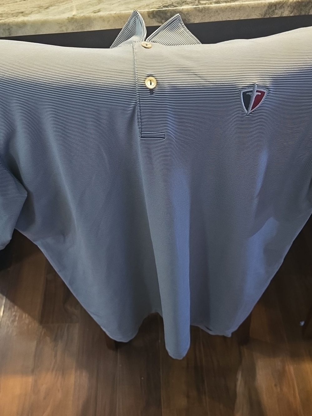 Men's Peter Millar Polo Shirt with Crest L